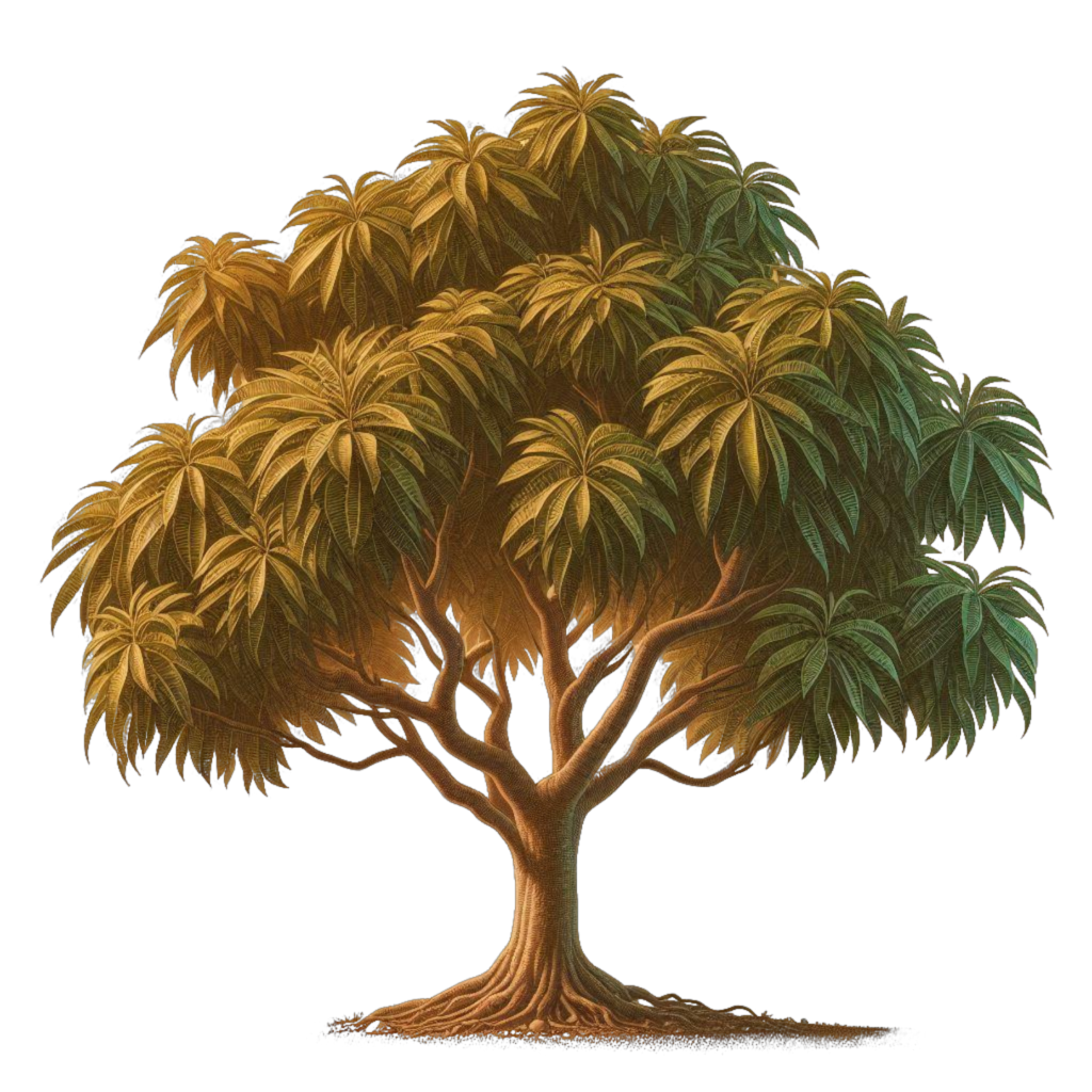 Mango Tree Illustration